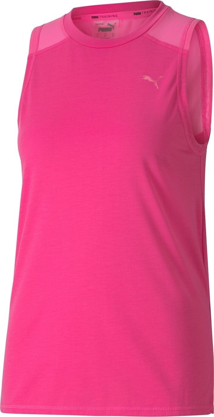 Puma Tec Kurzarmshirt TRAIN MESH PANEL TANK 004 LUMINOUS PINK