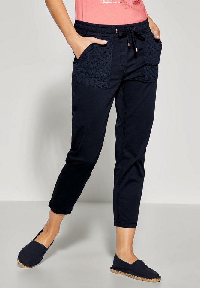 Cecil Jogger Pants mit Häkeldetails Cecil Jogger Pants mit Häkeldetails
