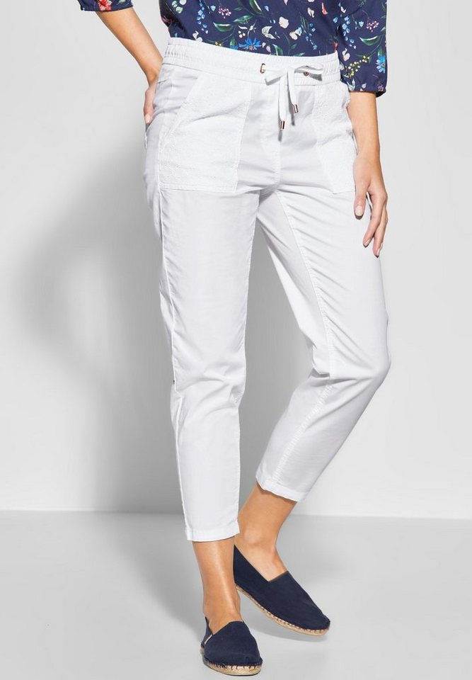 Cecil Jogger Pants mit Häkeldetails Cecil Jogger Pants mit Häkeldetails