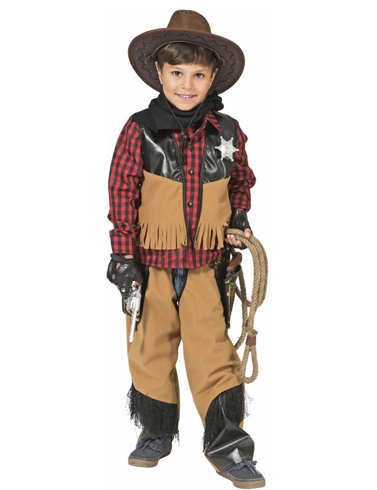 Funny Fashion Cowboy-Kostüm "Austin" für Kinder - Wilder Westen Karnevalskostüm für Jungen