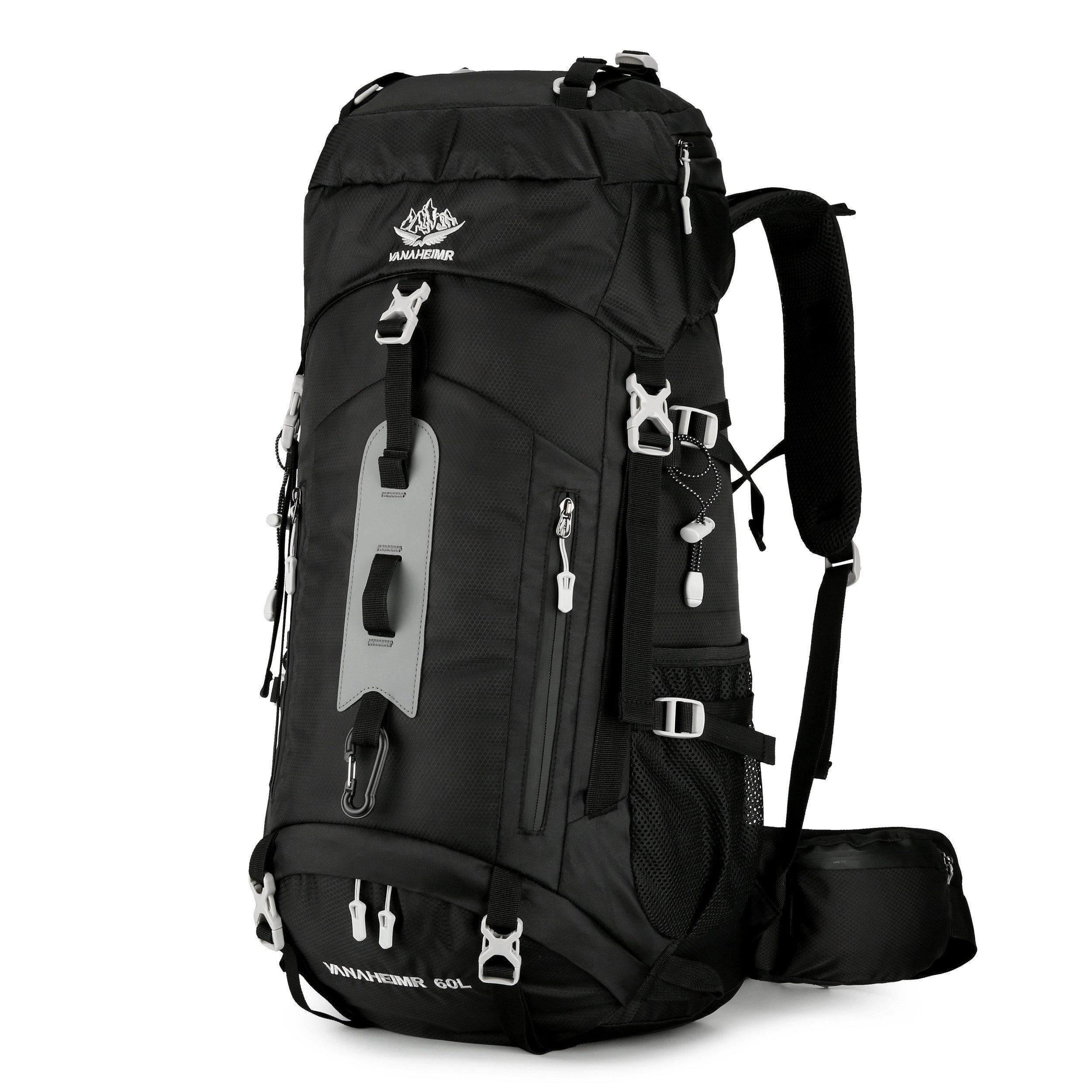 Maity Wanderrucksack 60L Ultraleichter Wasserdichter ergonomisch Trekkingrucksack (mit Regenhülle, mit Hüftgurt und Bauchtasche), Multifunktions Reisetasche für Klettern Camping Urlaub