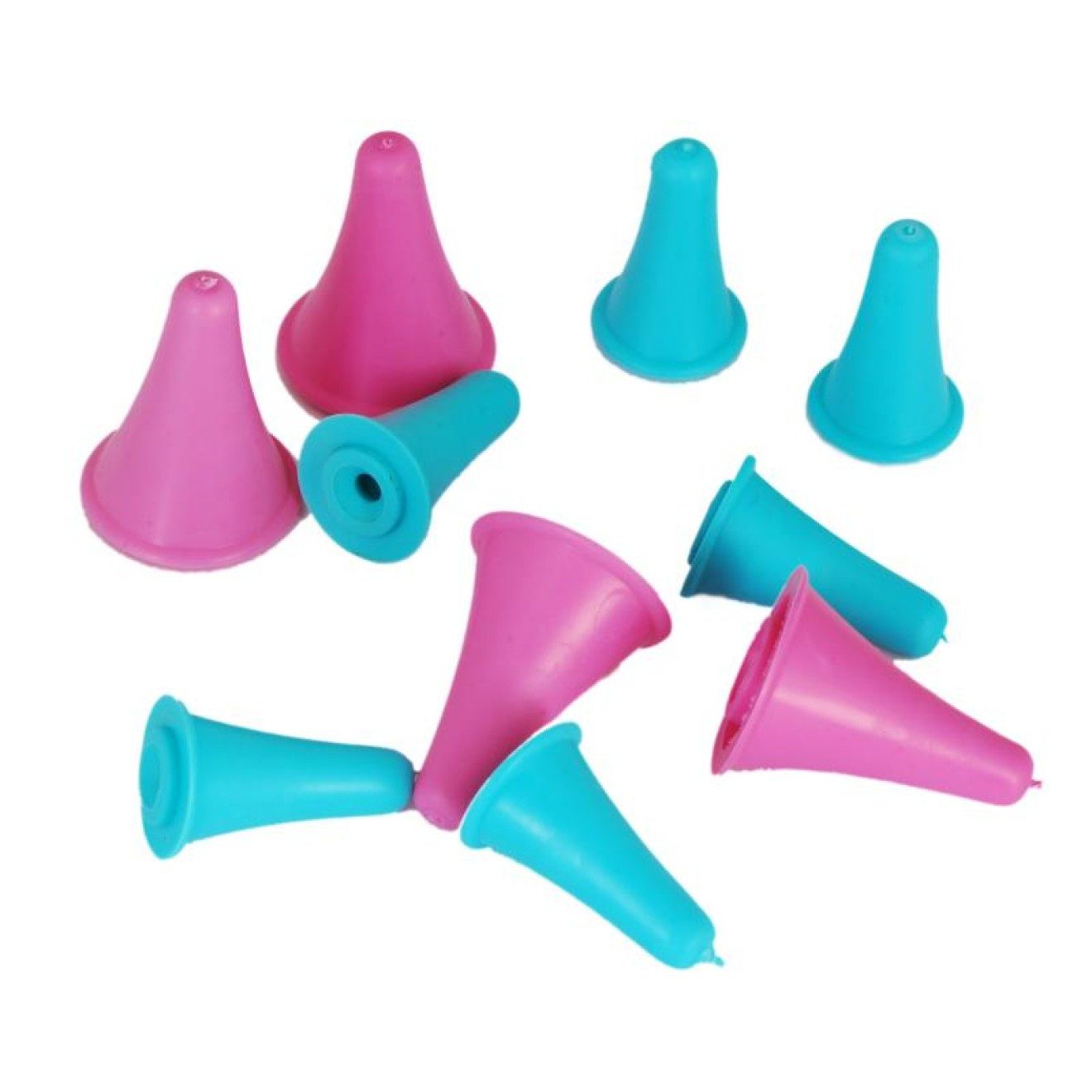 KnitPro Rundstricknadeln Spitzenschoner 2x blau, 2x pink 4 Stück