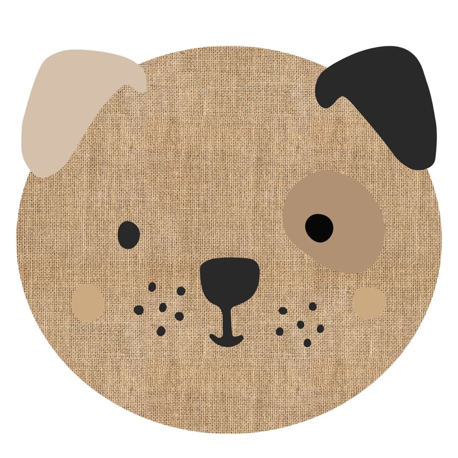 Jungengel Kinderteppich Katzenmuster mit Jutedesign Läufer günstig online kaufen