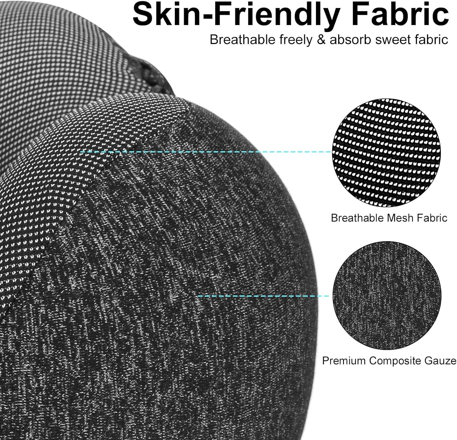 Refined Living Reisekissen Memory Foam,Reisekissen mit Haube,Bequemes Nackenhörnchen mit Haube, für Flugzeug, Auto, Zug, Büro Nackenkissen Reise zum Schlafen, 1 – Bild 3 von 5
