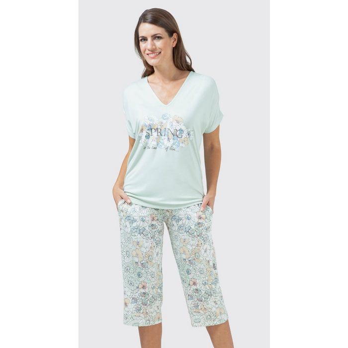 Hajo Capri-Pyjama (2 tlg) Feine Viskose Qualität