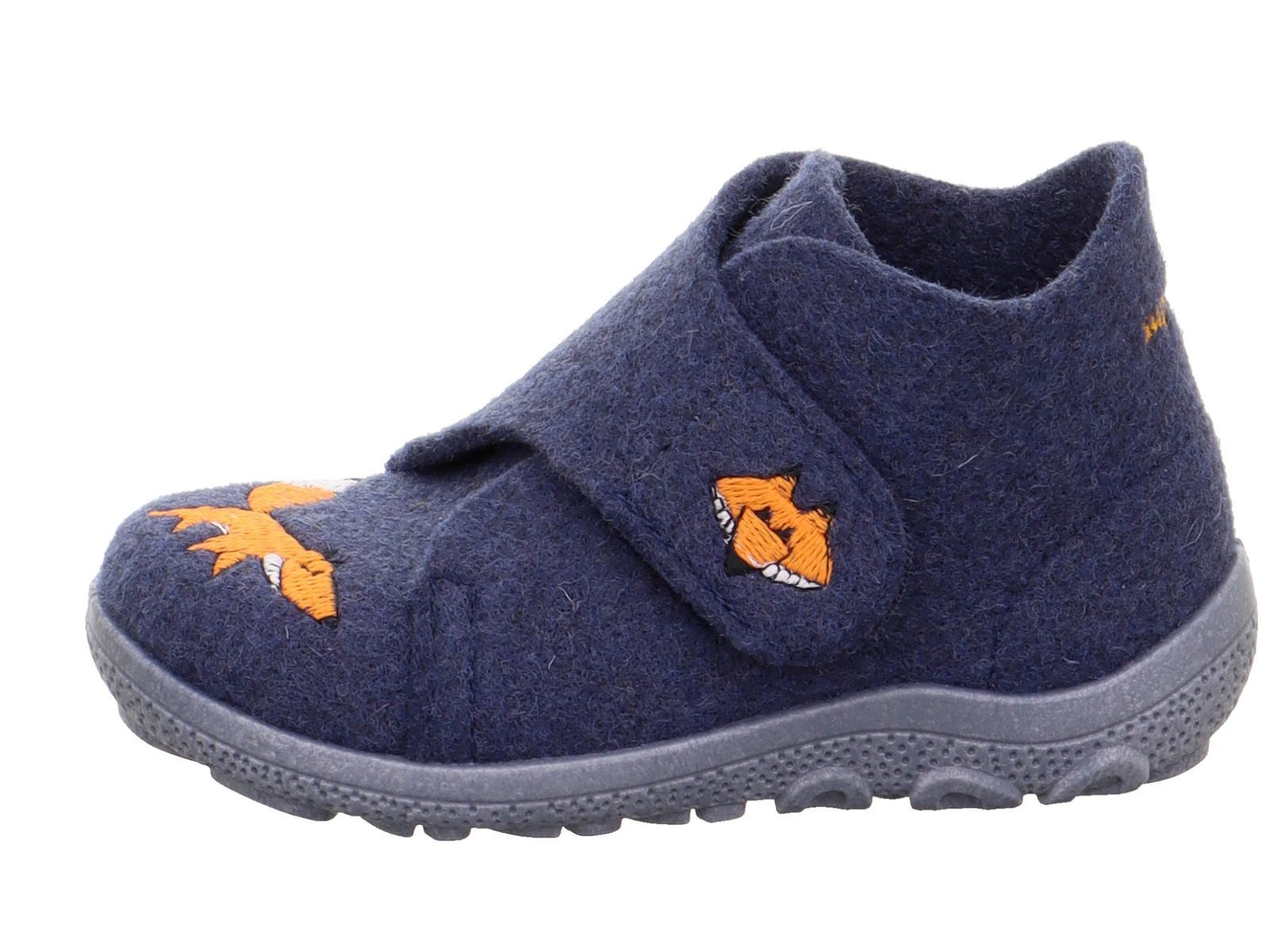 Superfit superfit Kinder Wollfilz Hausschuh HAPPY 1-006291-8000 blau/orange Hausschuh