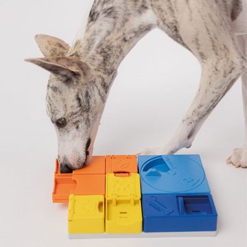 Tier-Intelligenzspielzeug Pawzler Rainbow Set - Suchspiel für Hunde, Kunststoff, fast endlos viele verschiedene Spielvarianten.