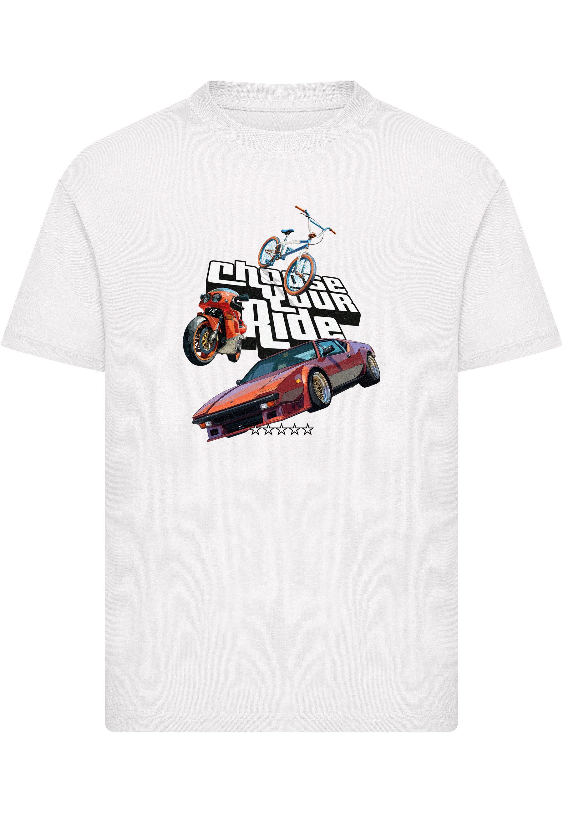 MisterTee T-Shirt MisterTee Kids Choose Your Ride 5 Stars Tee (1-tlg)