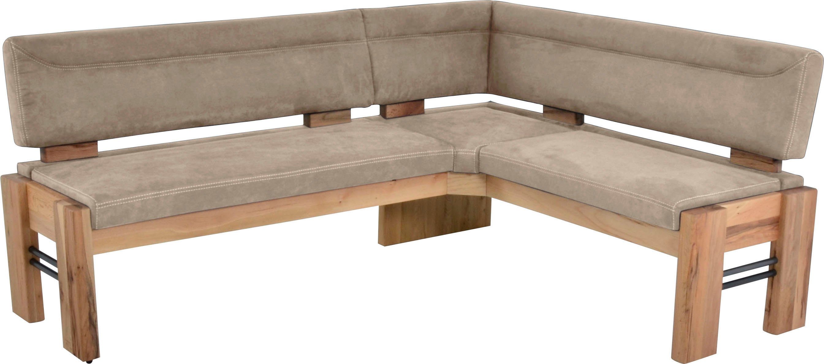 K+W Komfort & Wohnen Eckbank Floyd, Stauraumbank, langer Schenkel rechts oder links in 2 Qualitäten