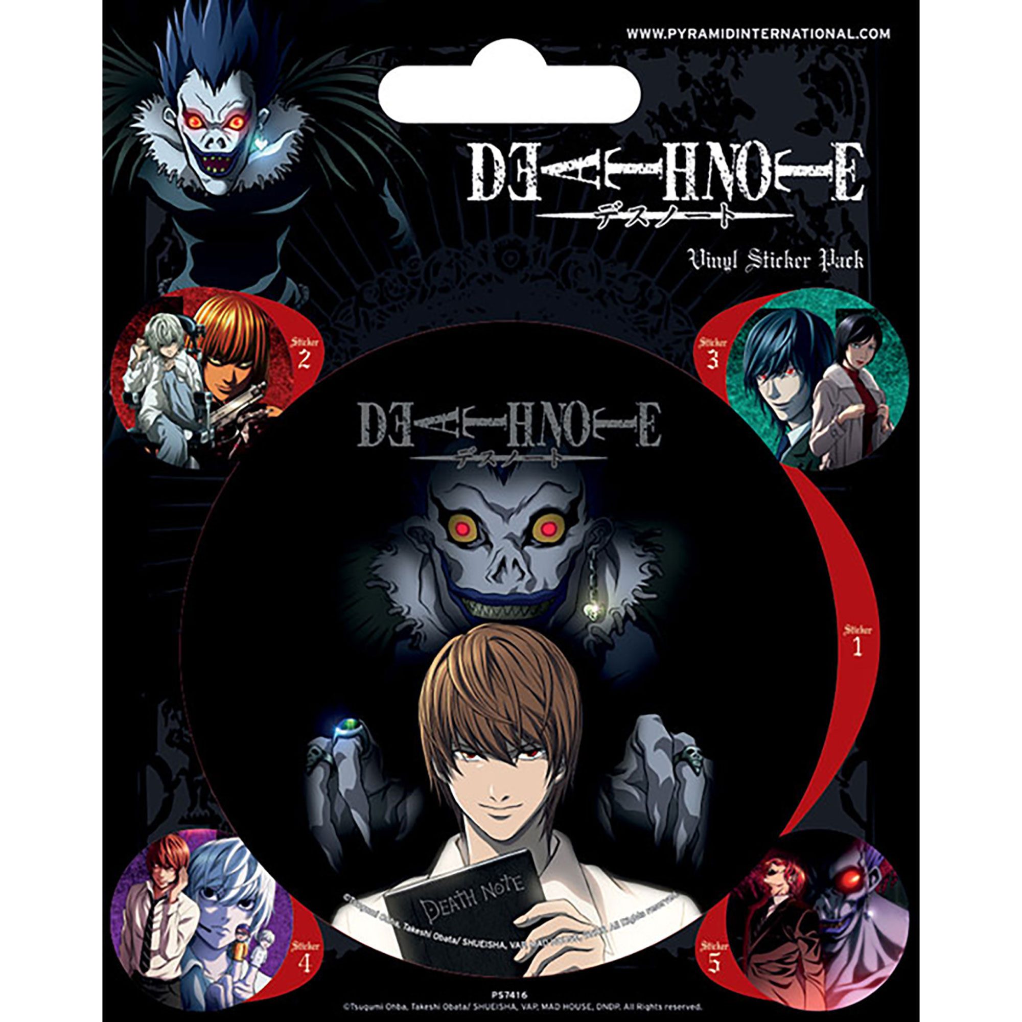Sticker Death Note - Sticker-Sets - One Sheet