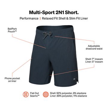 SAXX Shorts Saxx M Multi Sport 2n1 Short Herren Shorts