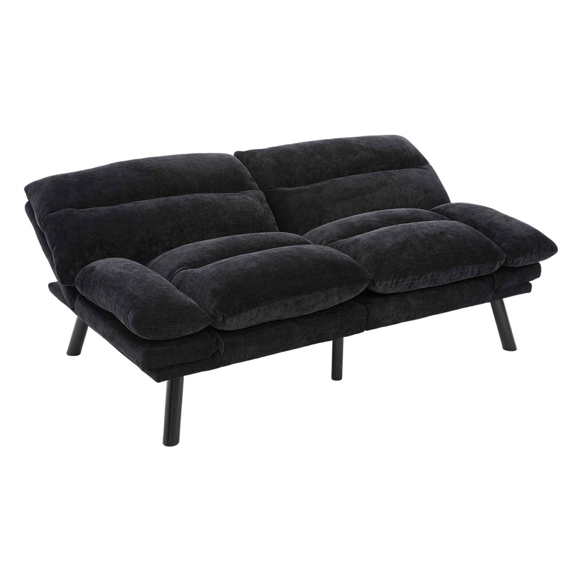 KLAM HOME Sofa Moderner Chenille-Zweisitzer mit günstig online kaufen