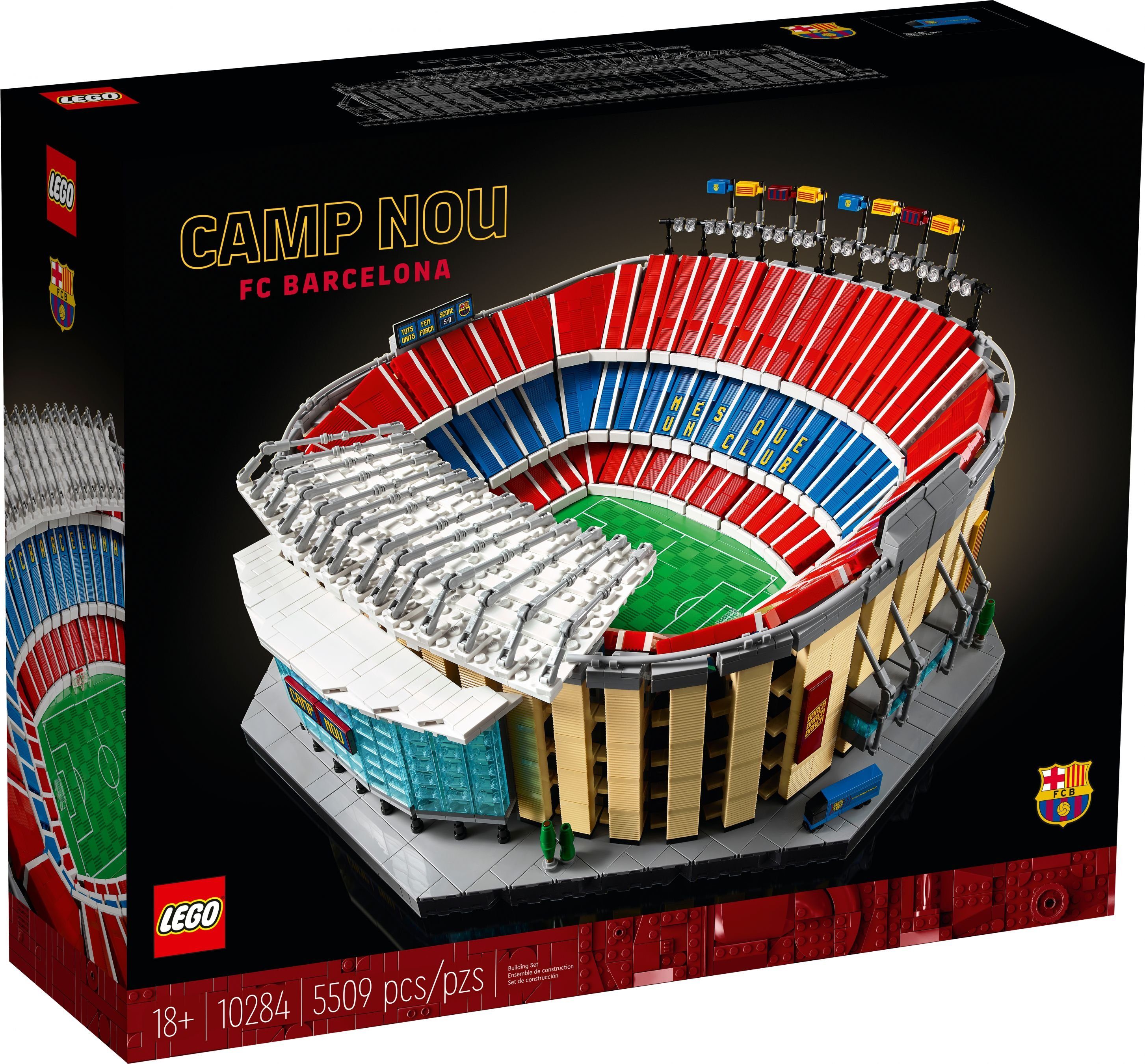 LEGO® Konstruktionsspielsteine LEGO® Creator Expert - Camp Nou – FC Barcelona, (Set, 5509 St)