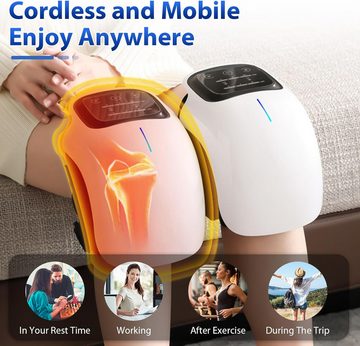 Brücke Massagegerät Intelligentes Infrarot-Heißkompressen-Vibrations-Kniemassagegerät, Kniegelenkschmerzen lindern, LED-Touch-Display, ergonomisch