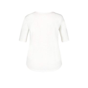 Samoon T-Shirt weiß regular (1-tlg)