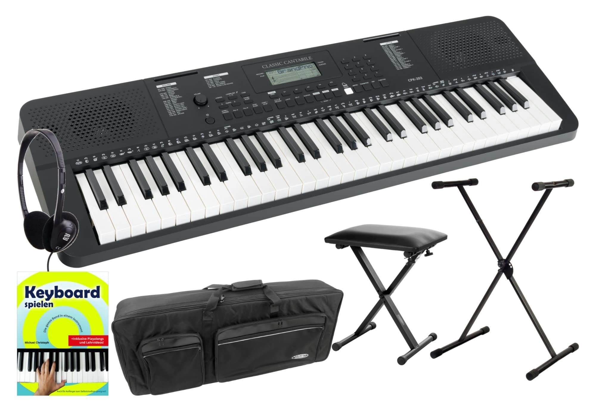 Home-Keyboard CPK-203 - Arranger-Keyboard mit 61 anschlagdynamischen Tasten