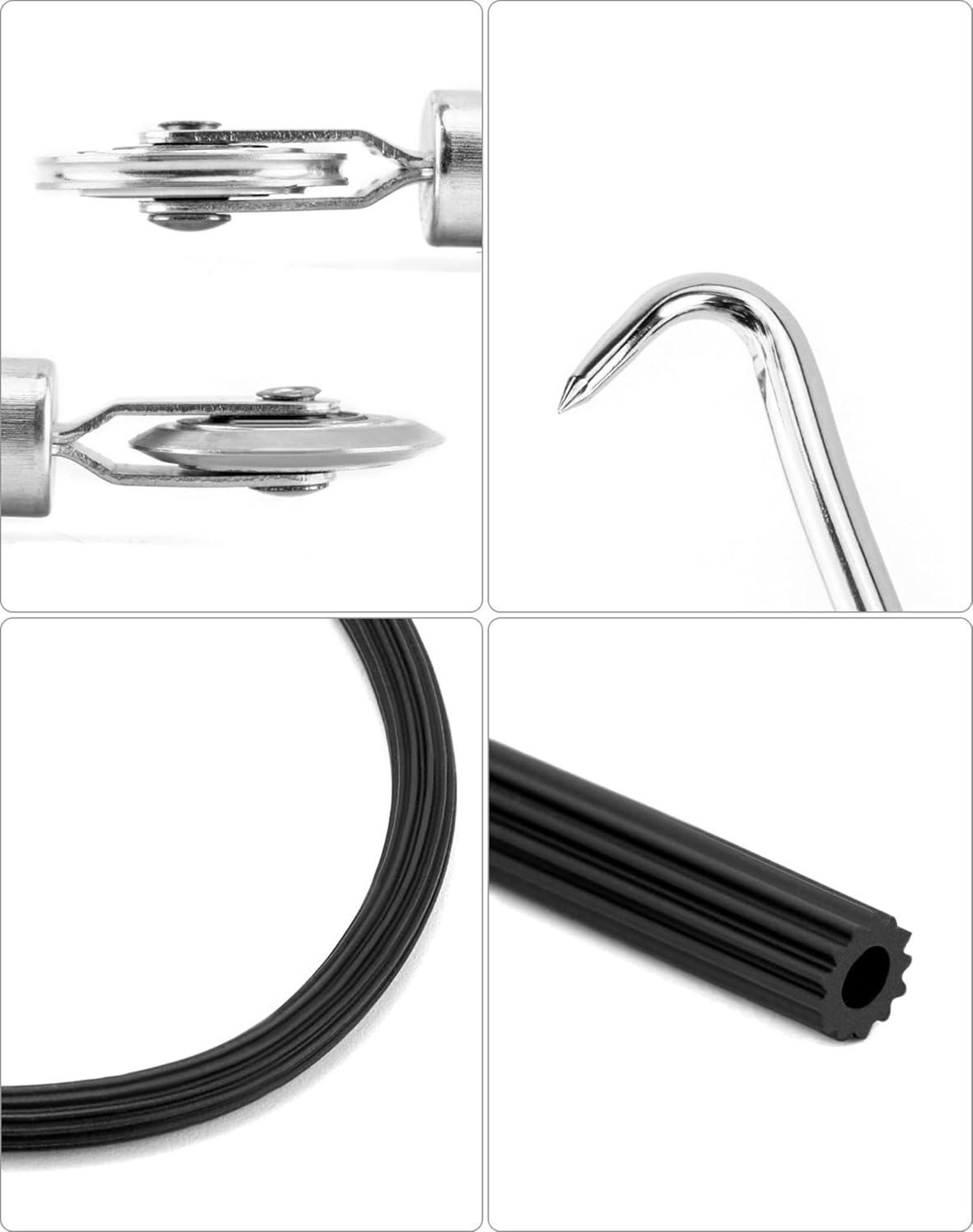 FELIXLEO Fliegengitter-Gewebe 6 in 1 Fliegengitter Reparatur Set mit Doppelrad Kedergummi 3mmx15m, (1-St)