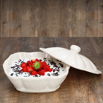 MamboCat Keksdose Maestro Gebäckdose cremeweiß rechteckig italienisch Keramik, Keramik