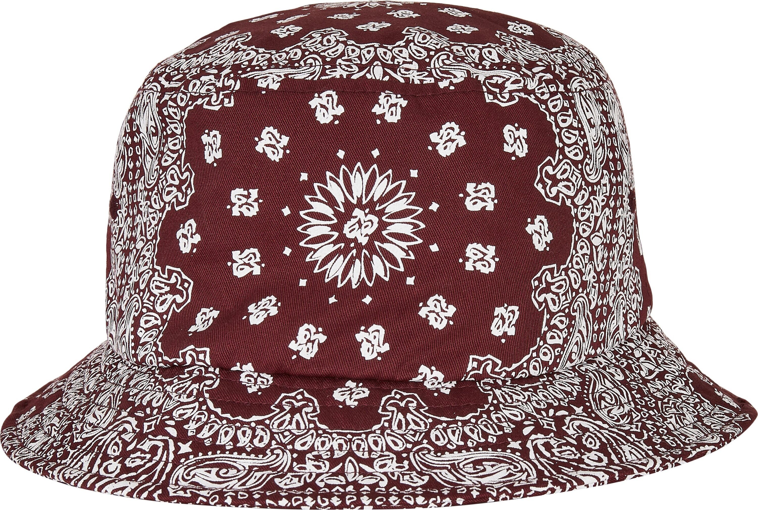 Print cherry/white Bandana Cap Flex Hat Accessoires Bucket Flexfit
