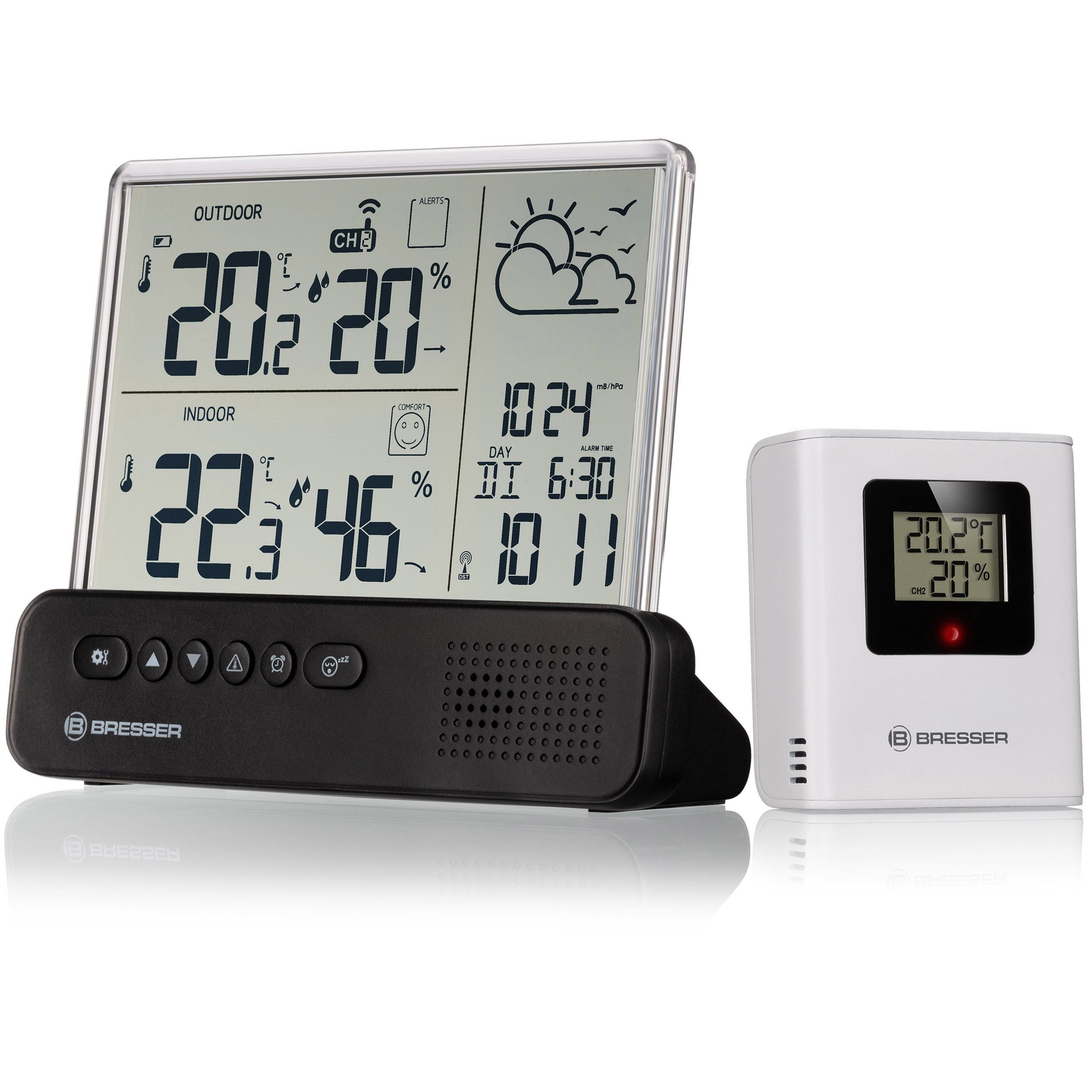 Funkwetterstation BRESSER Funkwetterstation Translucidus NV