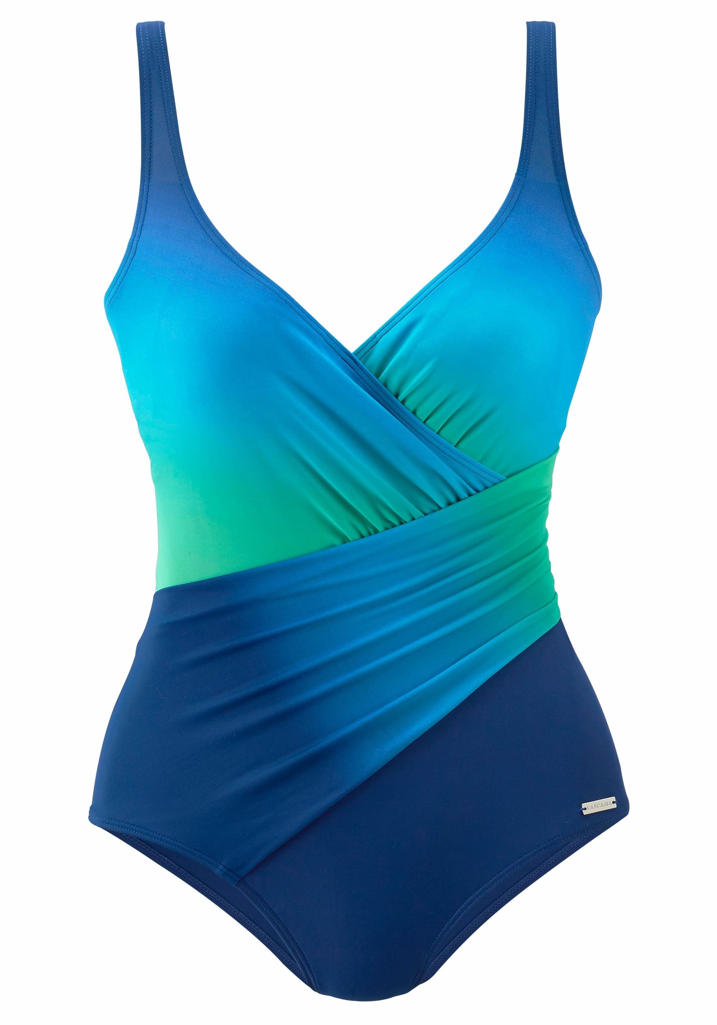 LASCANA Badeanzug in Wickeloptik mit Shaping-Effekt günstig online kaufen