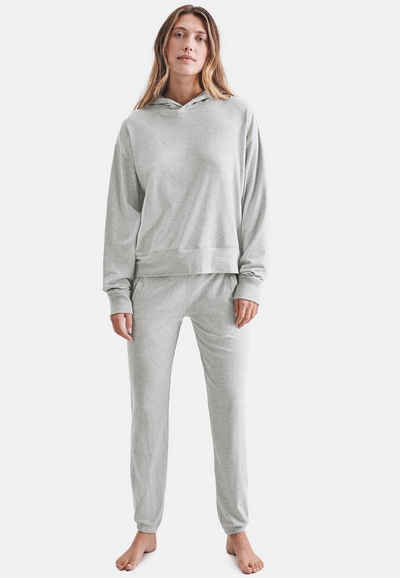 seidensticker Pyjama Loungewear (Set, 2 tlg) Hoodie und Jogginghose Set - Baumwolle - Gemütliche Passform