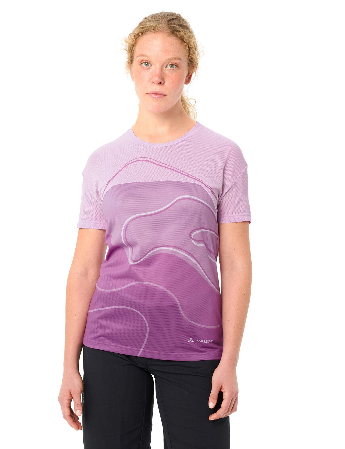 VAUDE T-Shirt Women's Moab T-Shirt VI (1-tlg) atmungsaktives und schnelltrocknendes Radshirt