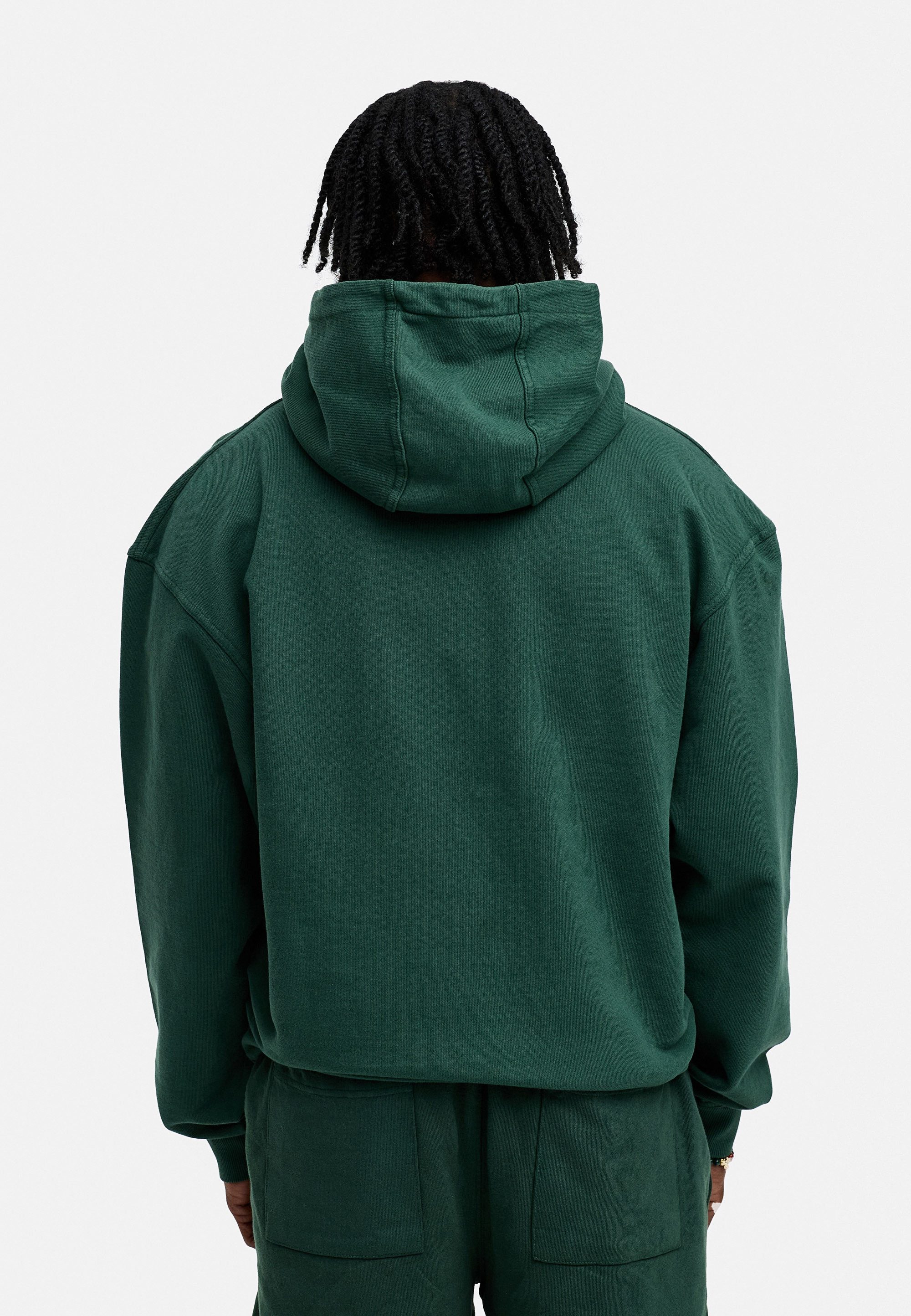 BEHYPE STUDIOS Hoodie IM OVERSIZE FIT Herren Kapuzenpullover mit Button-Close lockeres Kapuzen-Sweatshirt – Bild 5 von 5