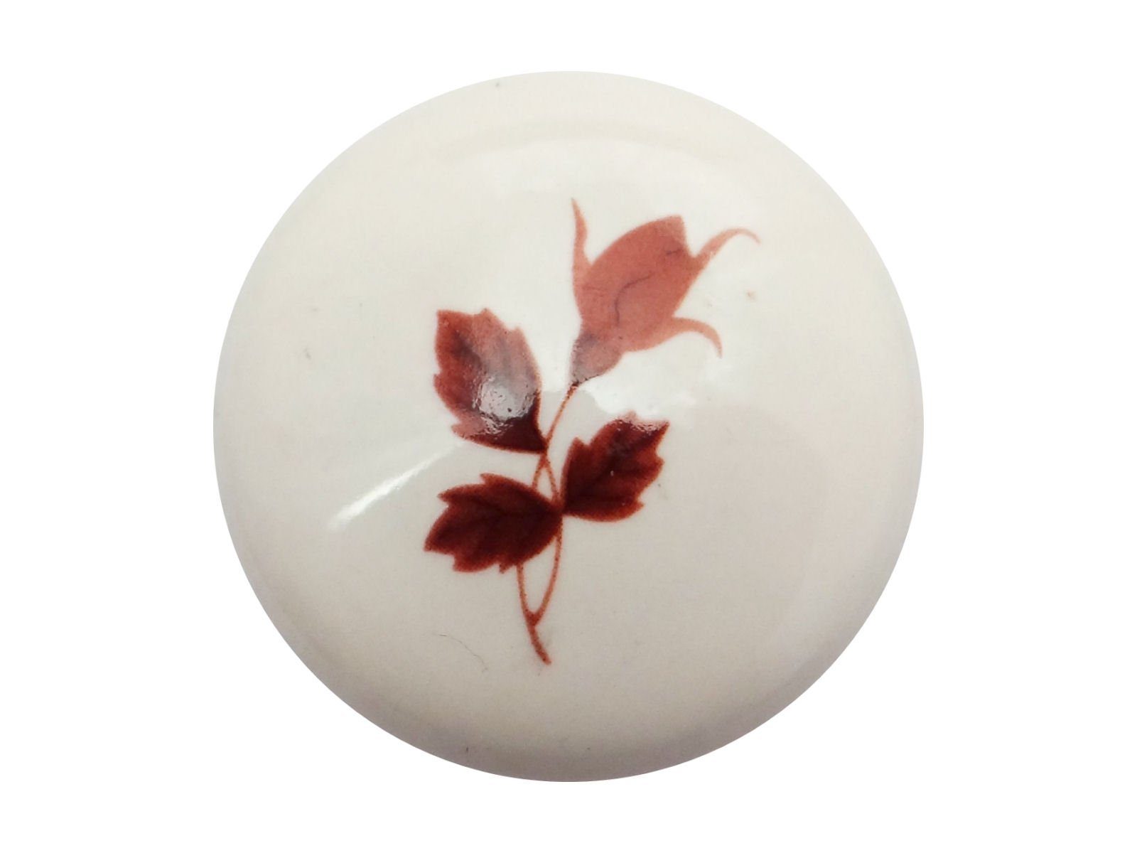 SO-TECH® Möbelknopf Porzellanknopf KIM Landhaus vintage, Landhaus vintage Knopf Knauf incl. Schraube