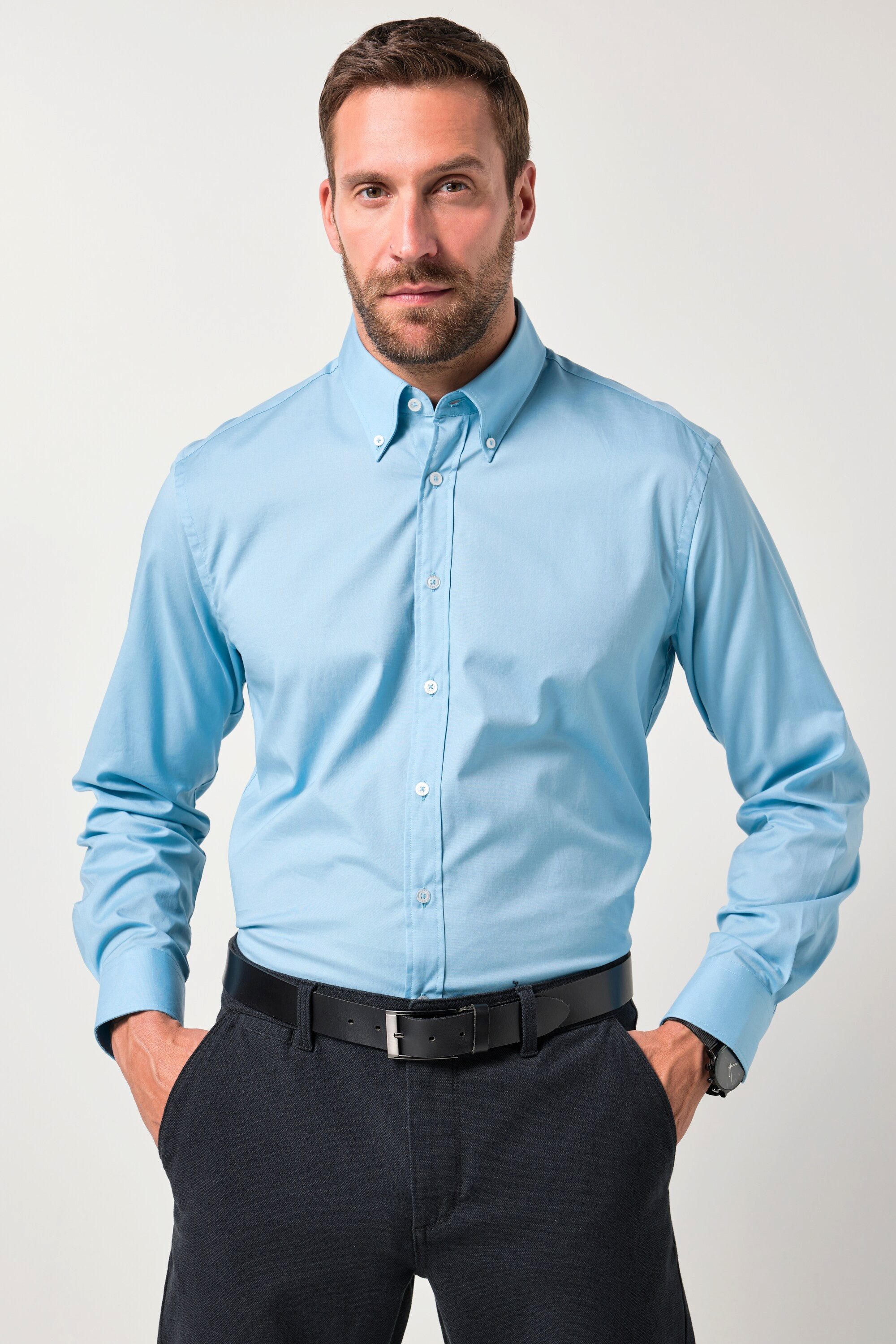JP1880 Businesshemd JP1880 Hemd FLEXNAMIC® Buttondown-Kragen günstig online kaufen