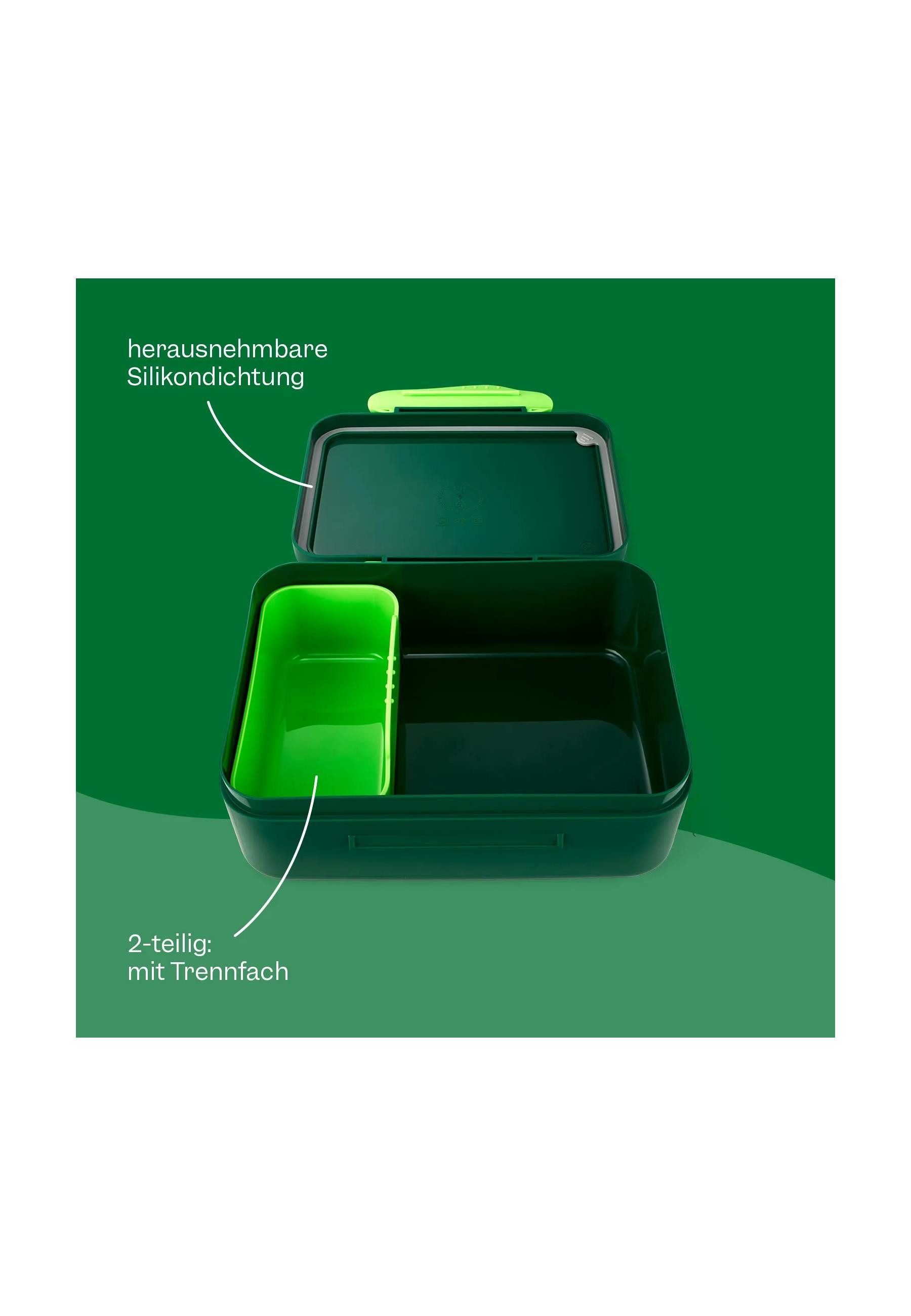 ergobag Lunchbox Brotdose ., Kunststoff, (Brotdose, 1-tlg., 1x Brotdose), spülmaschinengeeignet