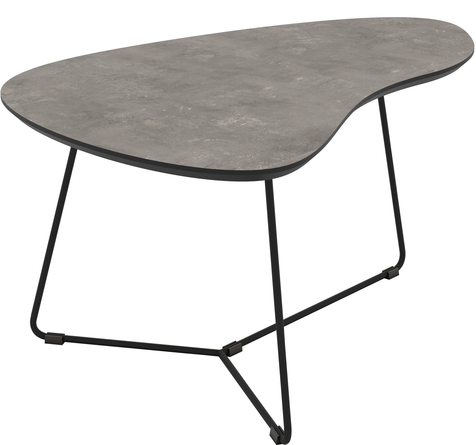 HELA Couchtisch PISA (Set, 2-St), 2er Set, Platten in Nierenform, gefräst, Schweizer Kante