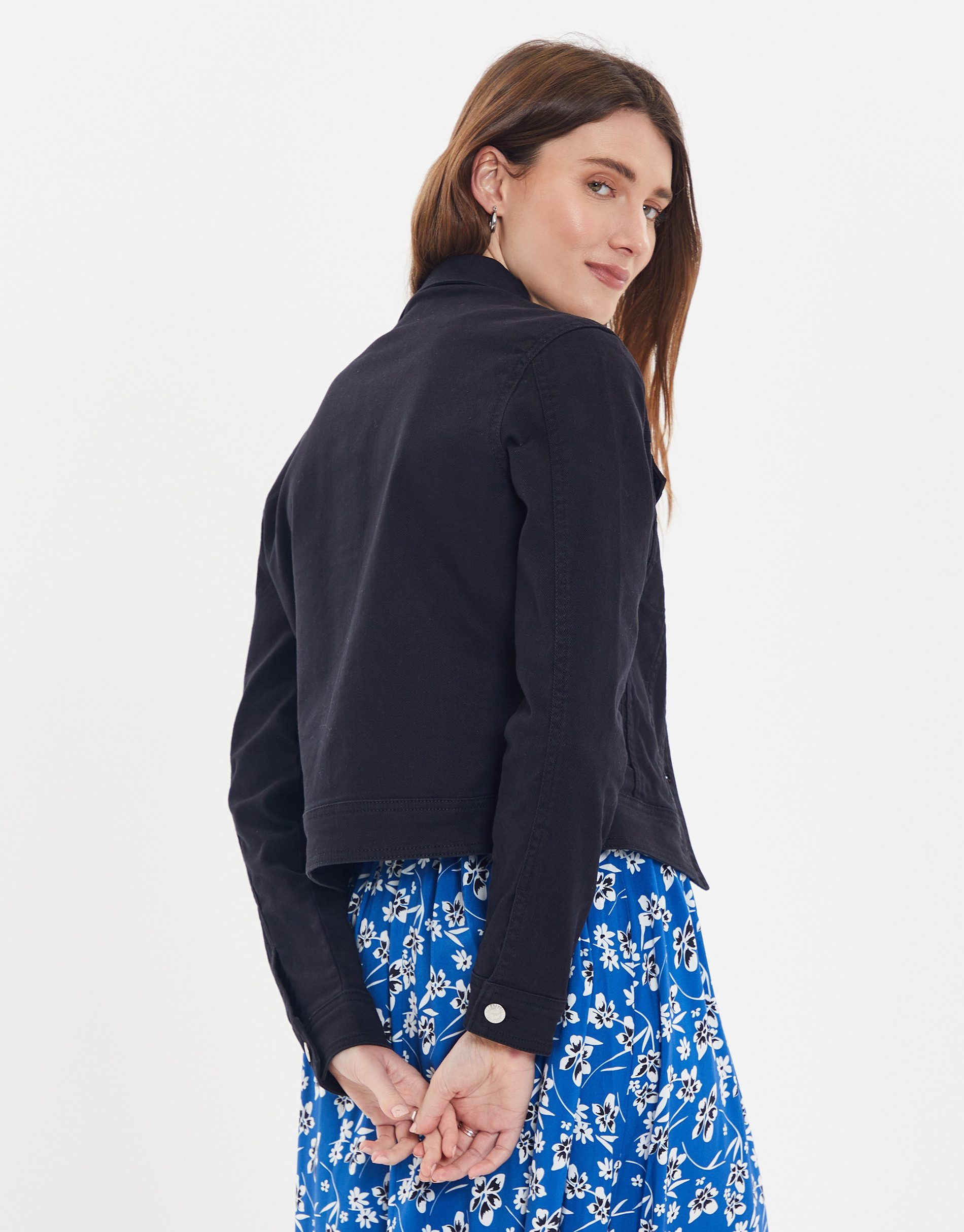 Threadbare Jeansjacke THB Rome Colour Denim Jacket (1-St) mit Brusttaschen