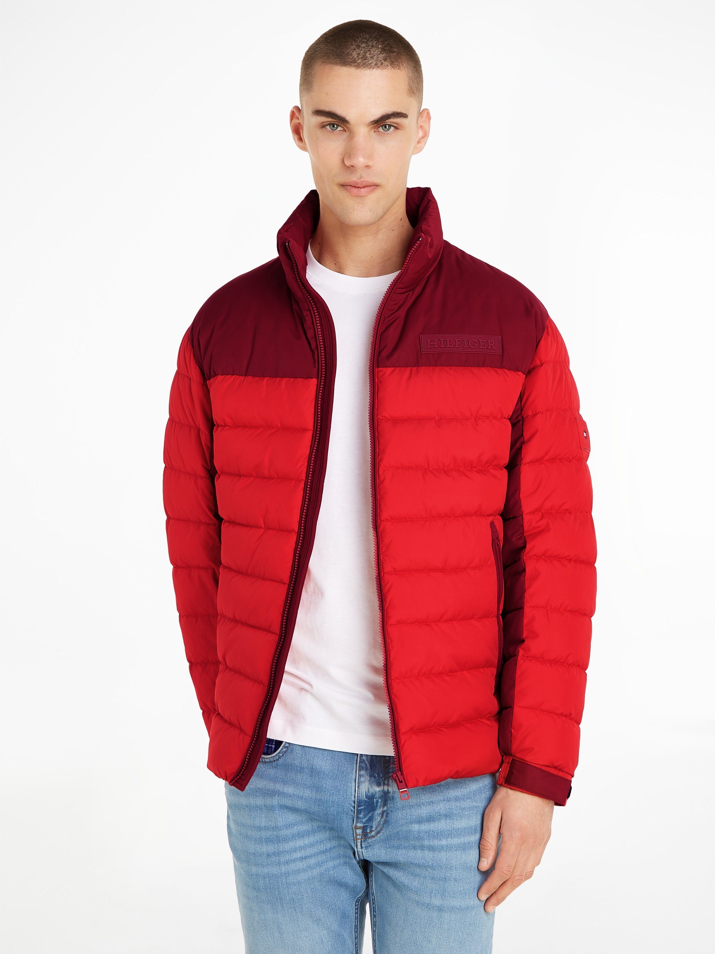 Tommy Hilfiger Steppjacke MID NEW Red Fierce PUFFER YORK JACKET