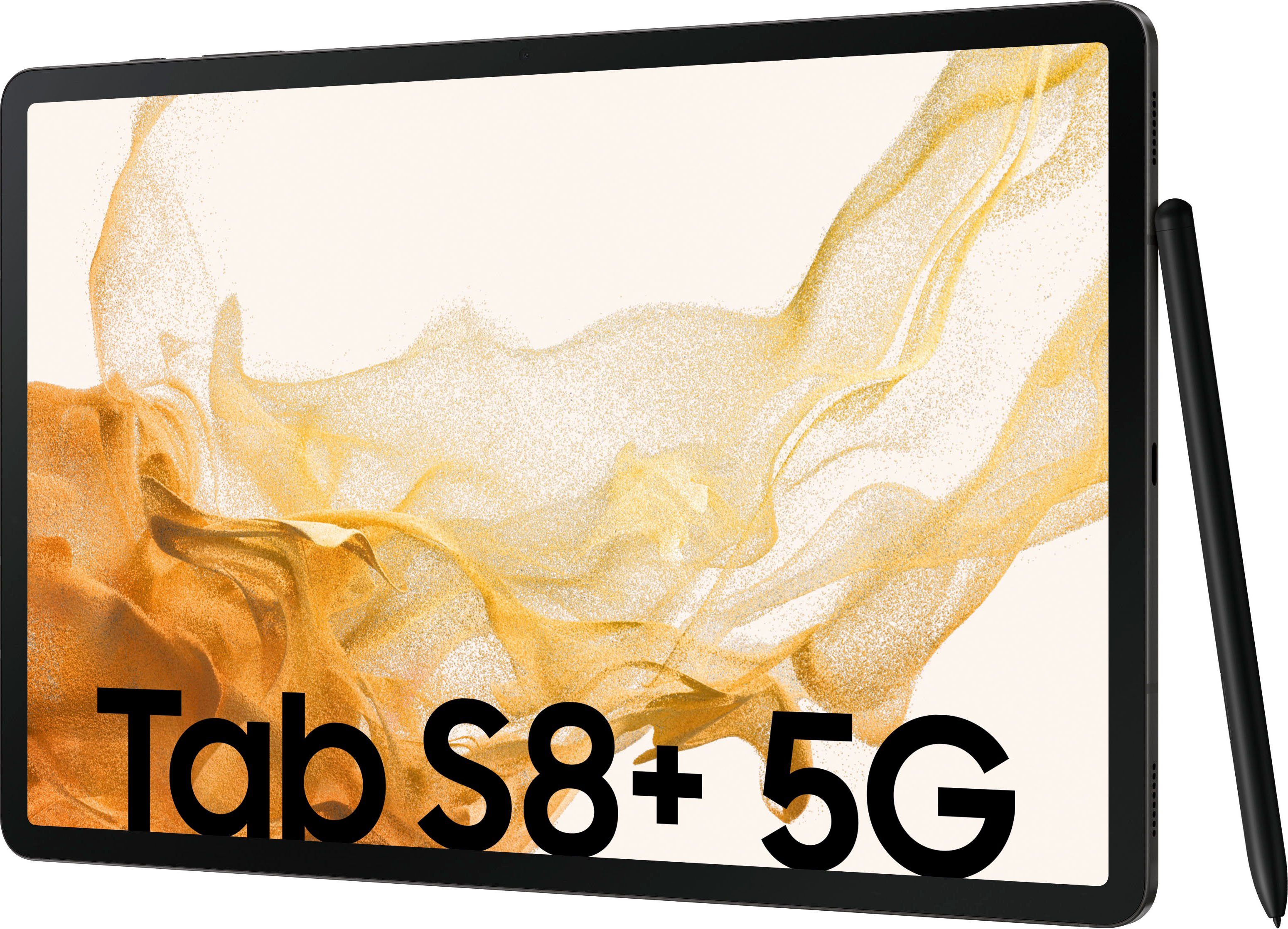 Samsung Galaxy Tab Tablet Android,One GB, UI,Knox, Graphite 5G) S8+ (12,4", 5G 256