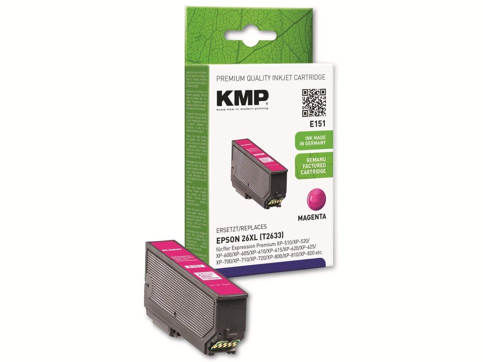 KMP KMP Tintenpatrone kompatibel für Epson 26XL Tintenpatrone
