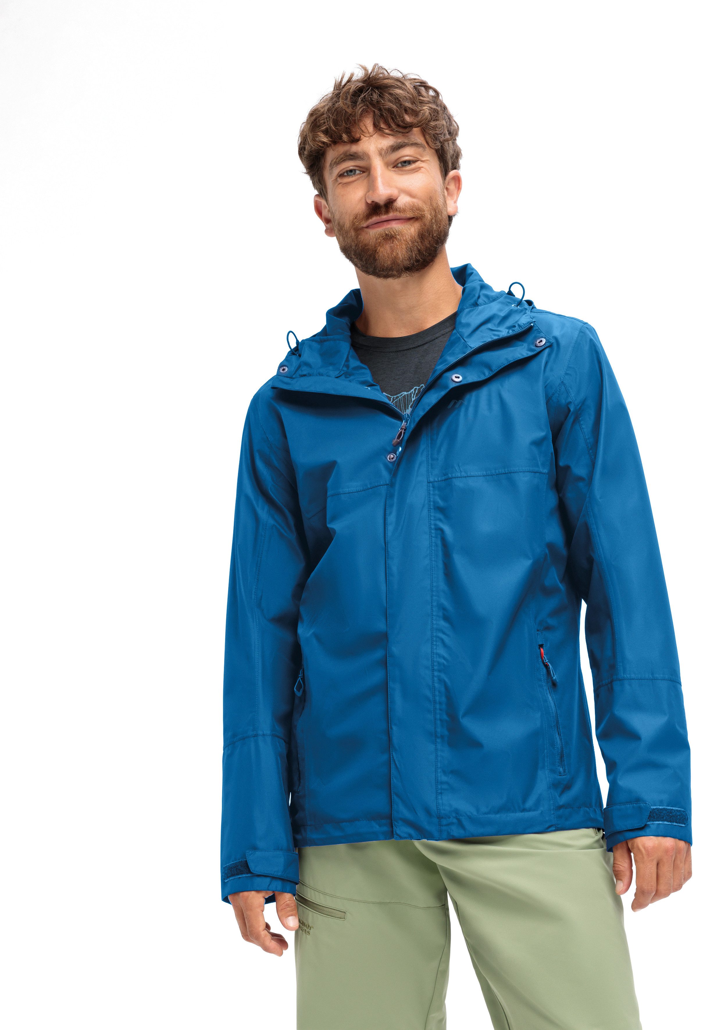 Maier Sports Regenjacke Abbenstein M Herren Jacke wasserdicht, moderner Windbreaker, Outdoorjacke, Reg. Fit – Bild 4 von 5