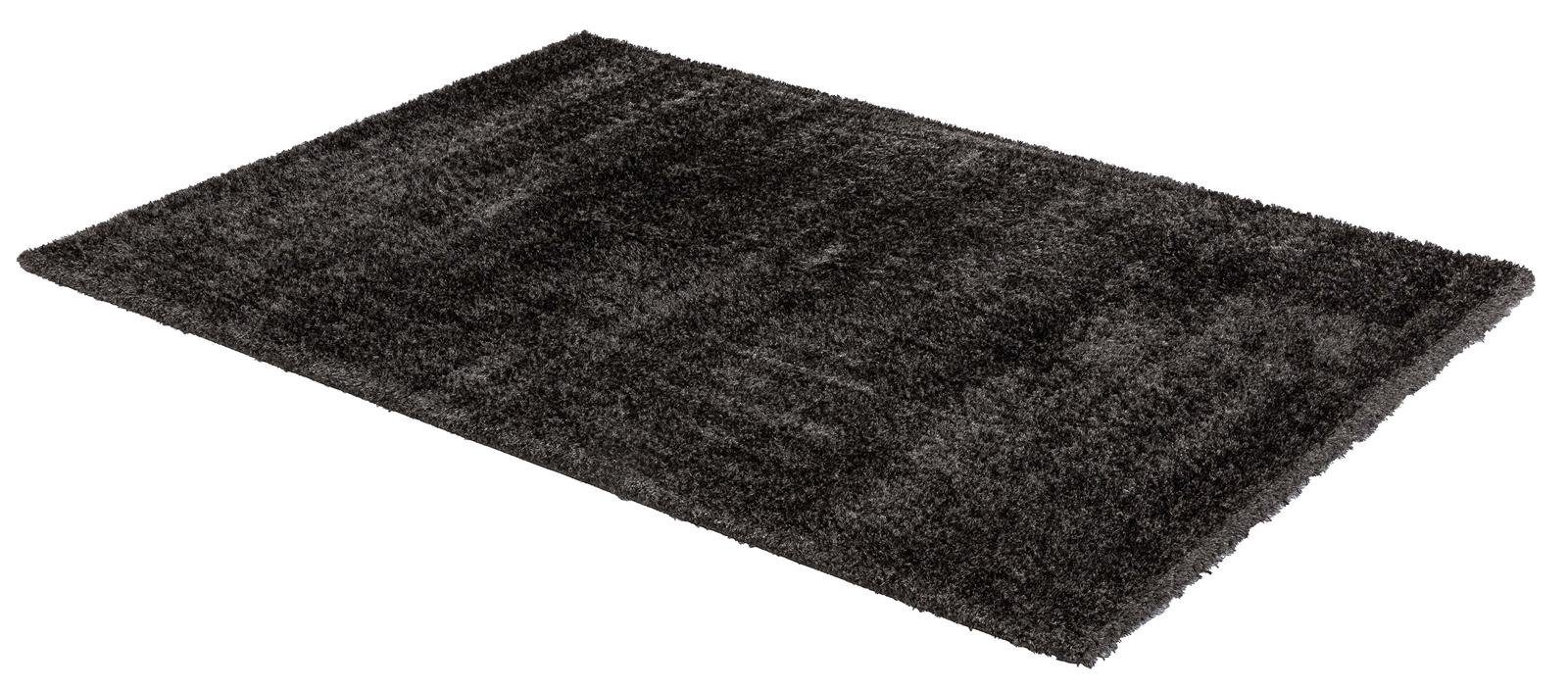 Teppich Teppich Matera 80X150cm D.180 C.040 anthrazit, möbelando,  rechteckig, rechteckig - Breite x Höhe ca. 80 cm x 4,2 cm Maschinell gewebt  Indoor - anthrazit