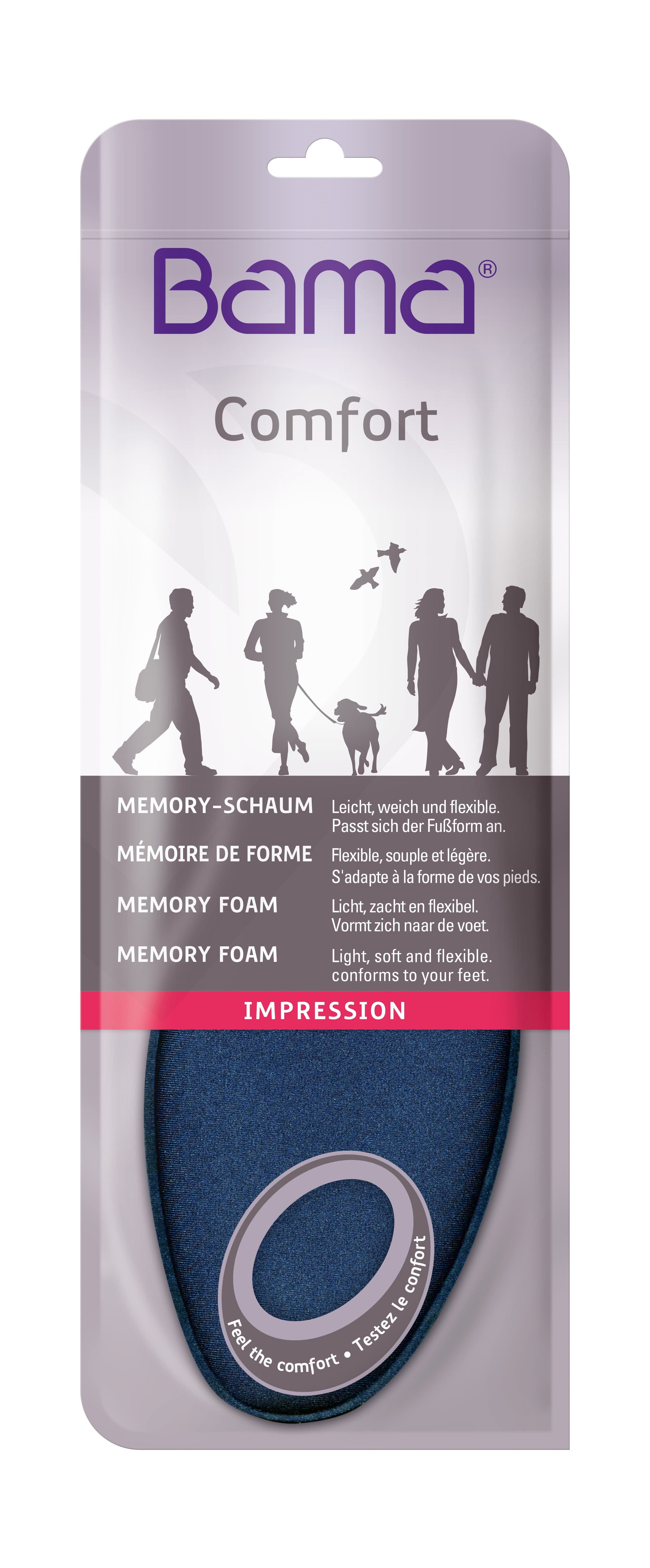 Einlegesohlen Impression - die leichte Memory Sohle