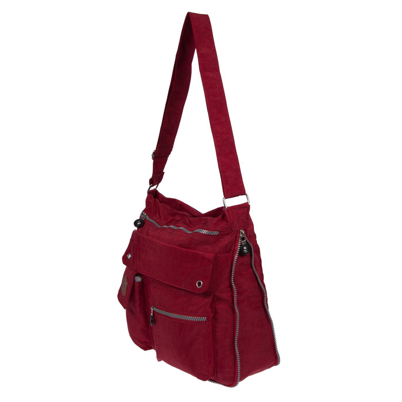 Christian Wippermann Umhängetasche Hochwertige Umhängetasche Schultertasche Tasche aus Crinkle Nylon (1 tlg)