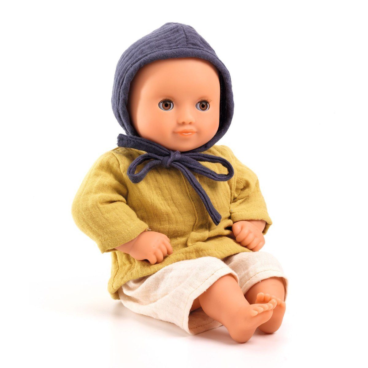 DJECO Babypuppe POMEA Puppe Camomille 32 cm groß Schlafaugen – Bild 4 von 5