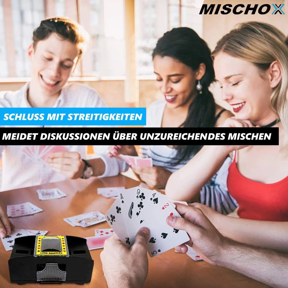 Kartenmischgerät Poker MISCHOX Kartenmischmaschine, Kartenmischer MAVURA automatische Spiel, elektrischer Spielkartenmischmaschine