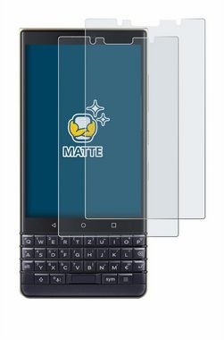 BROTECT Schutzfolie für BlackBerry Key2 LE, Displayschutzfolie, 2 Stück, Folie matt entspiegelt