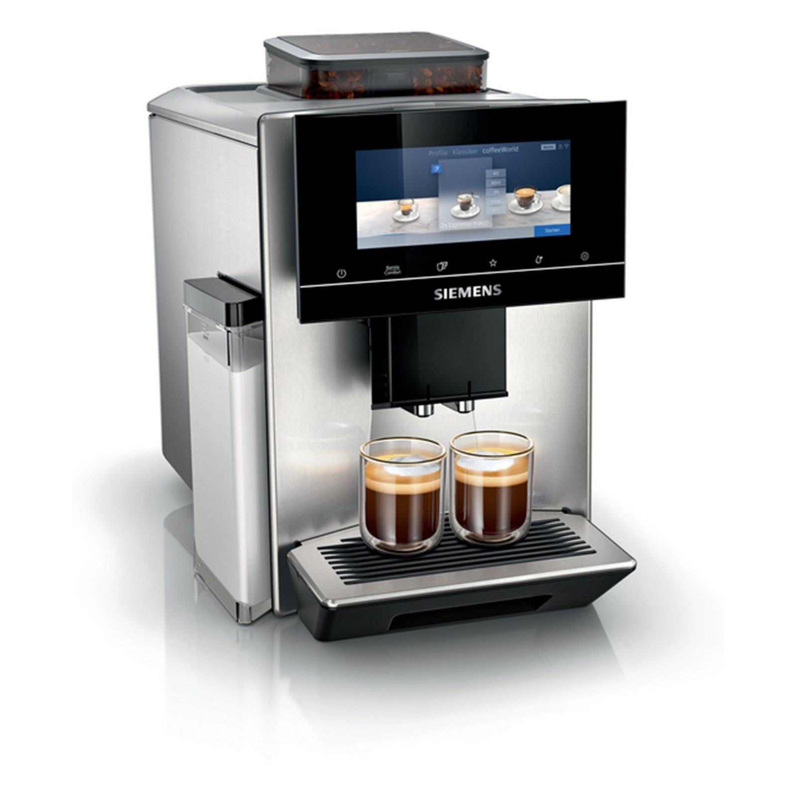 SIEMENS Kaffeevollautomat, individuelle und präzise Kontrolle