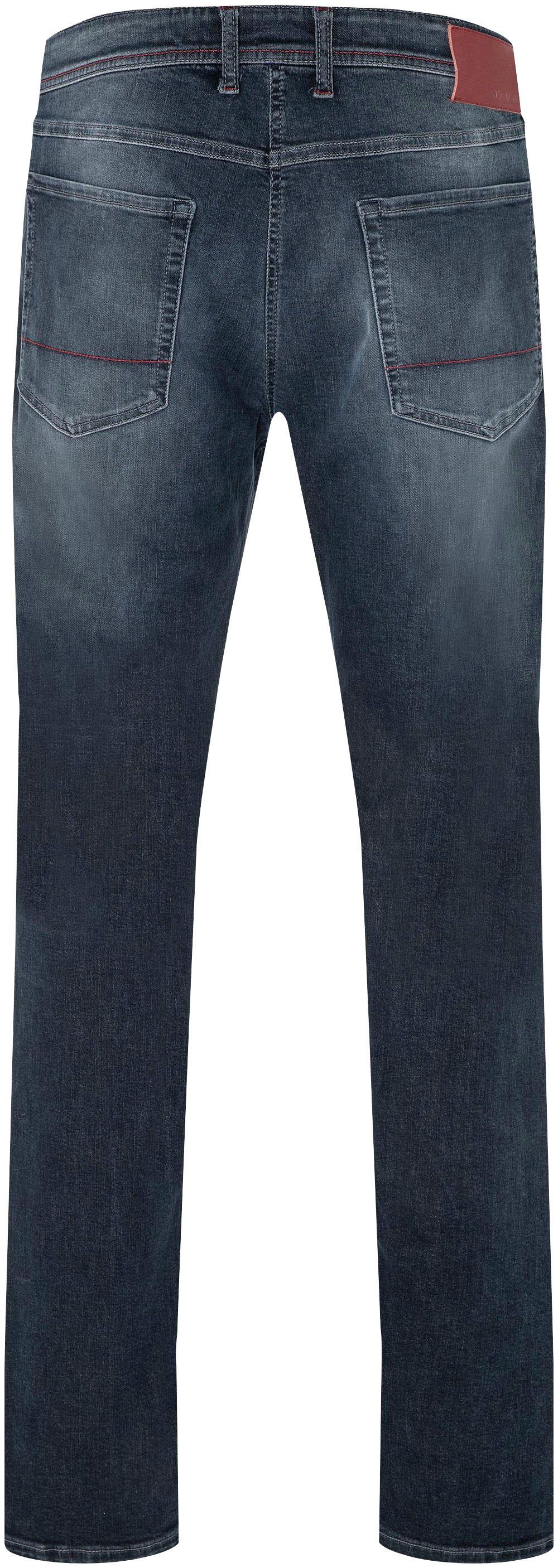 Straight-Jeans authentic wash elastisch super MAC blue lt.ebony Flexx-Driver