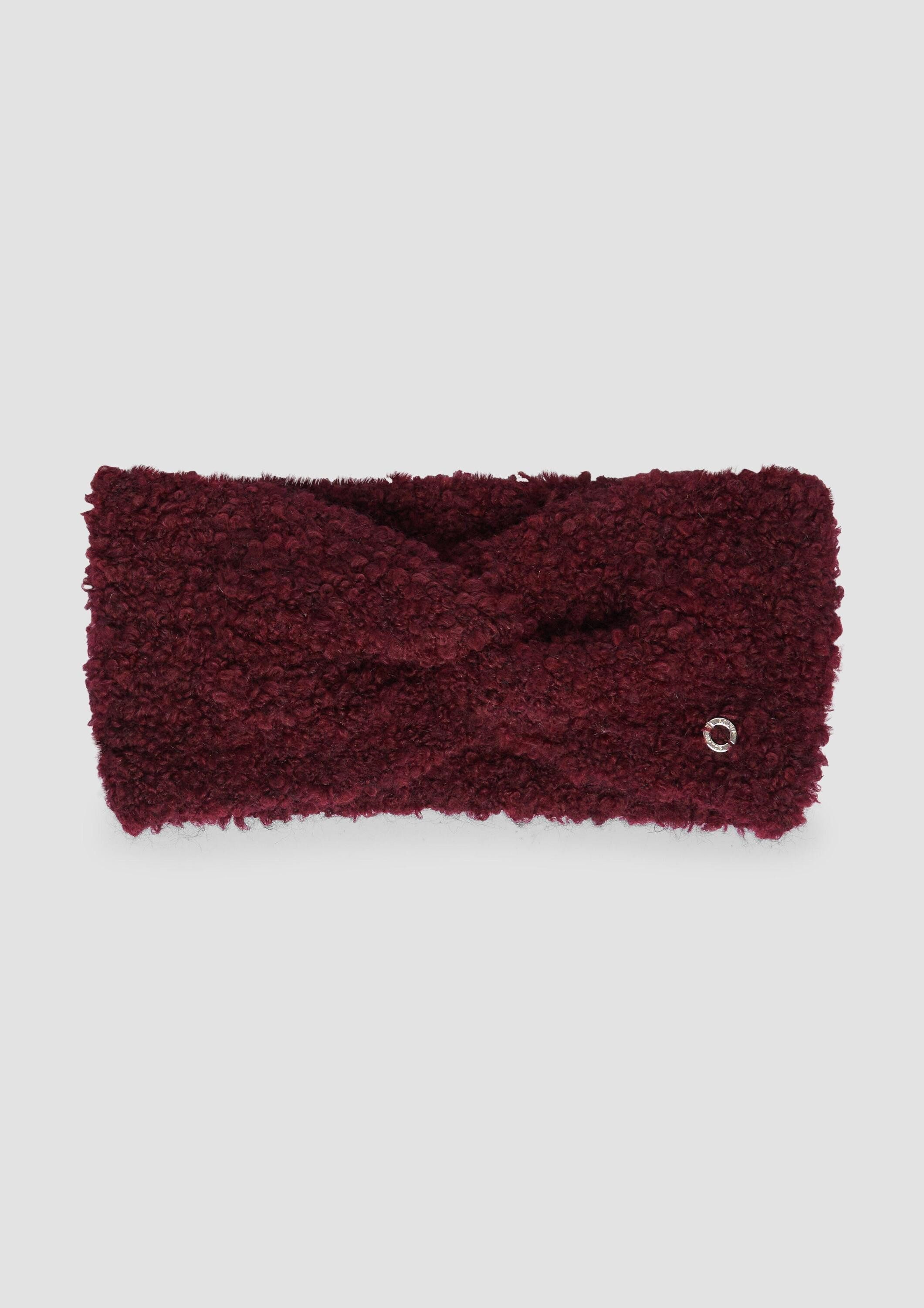 s.Oliver Stirnband Stirnband Stirnband aus Bouclé-Strick mit Twist-Detail günstig online kaufen