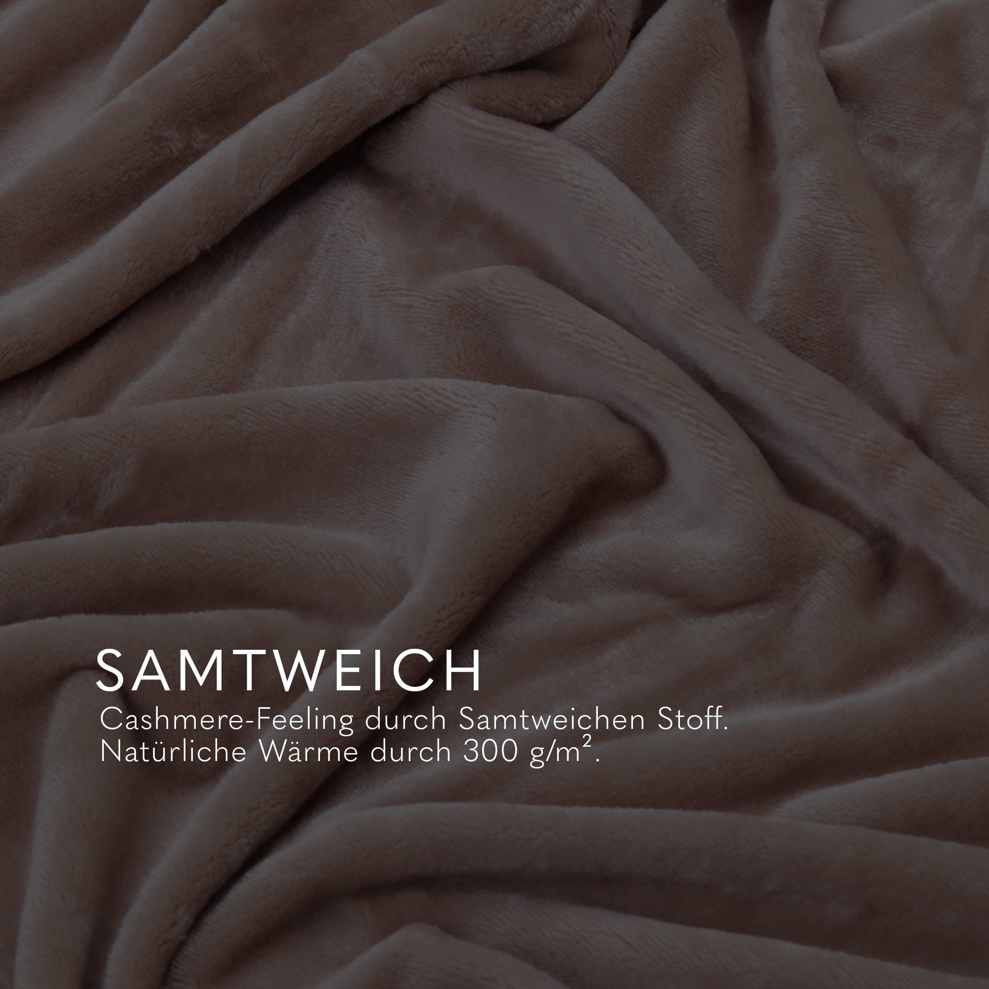 Wohndecke "Mirabella" Cashmere Touch, Bestlivings, weiches & flauschiges Mikrofaser, pflegeleicht