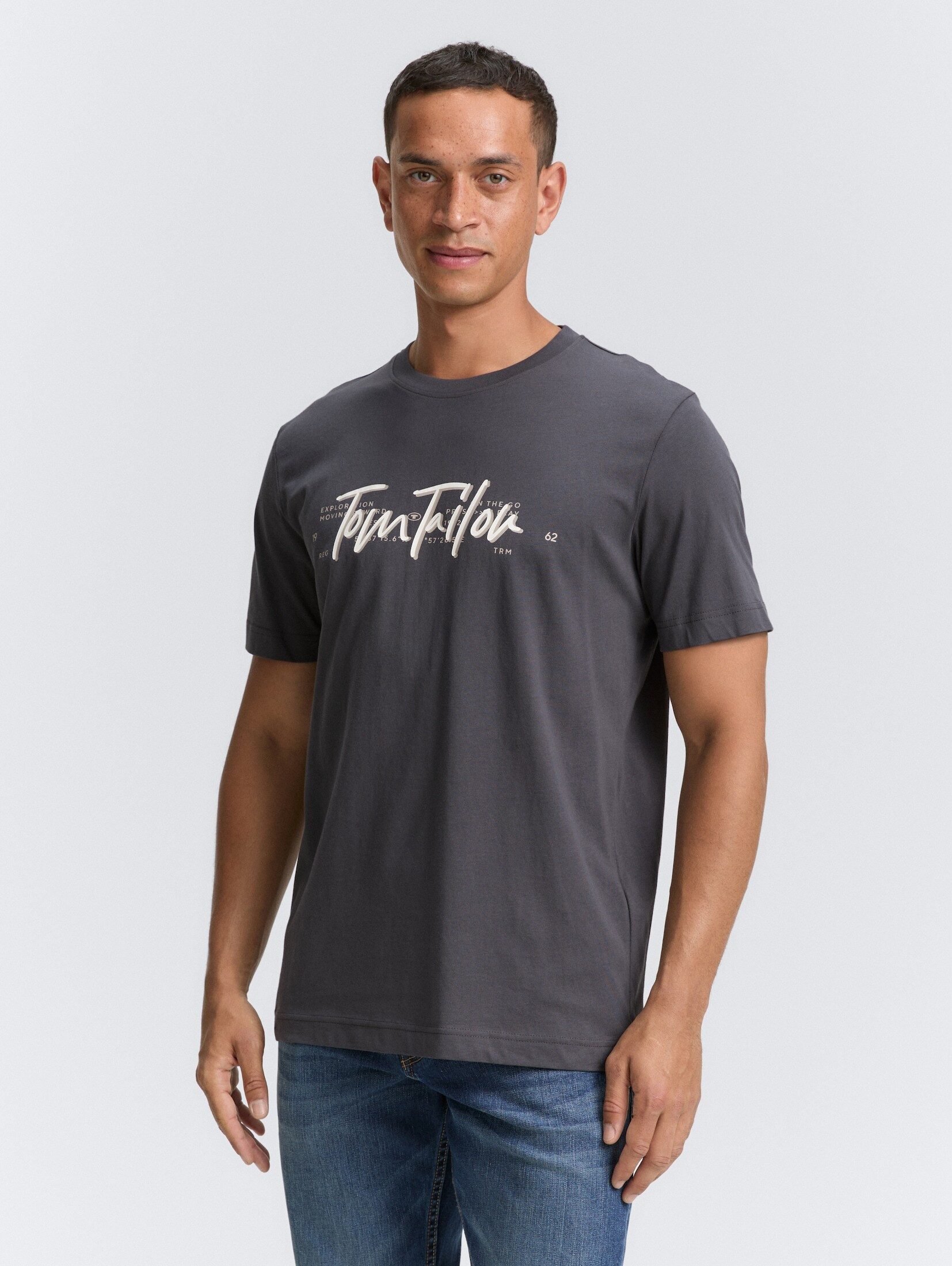 TOM TAILOR T-Shirt T-Shirt mit Logo-Print günstig online kaufen