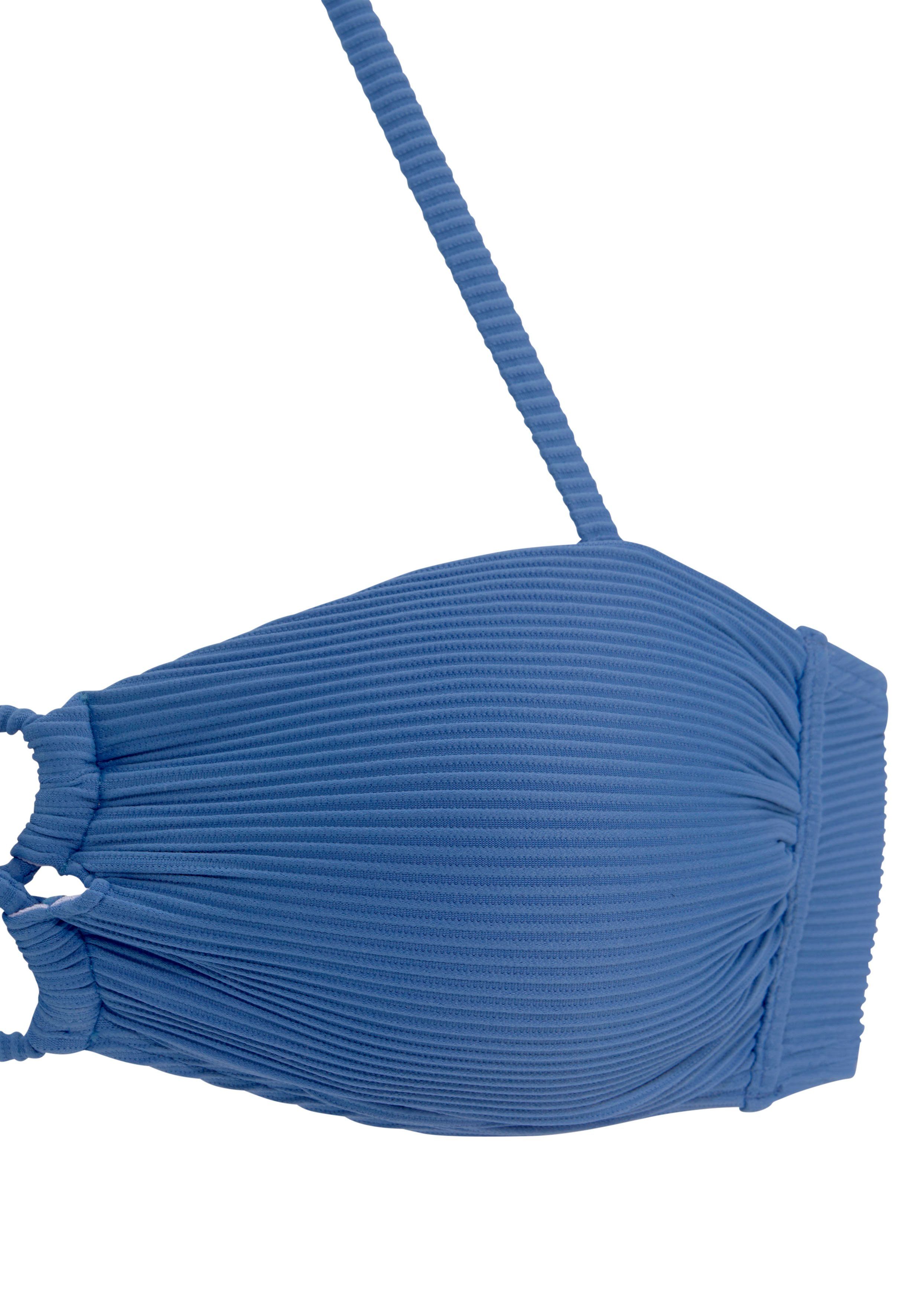 Sunseeker Bandeau-Bikini-Top Fancy, mit modischer Zierschnürung – Bild 3 von 5