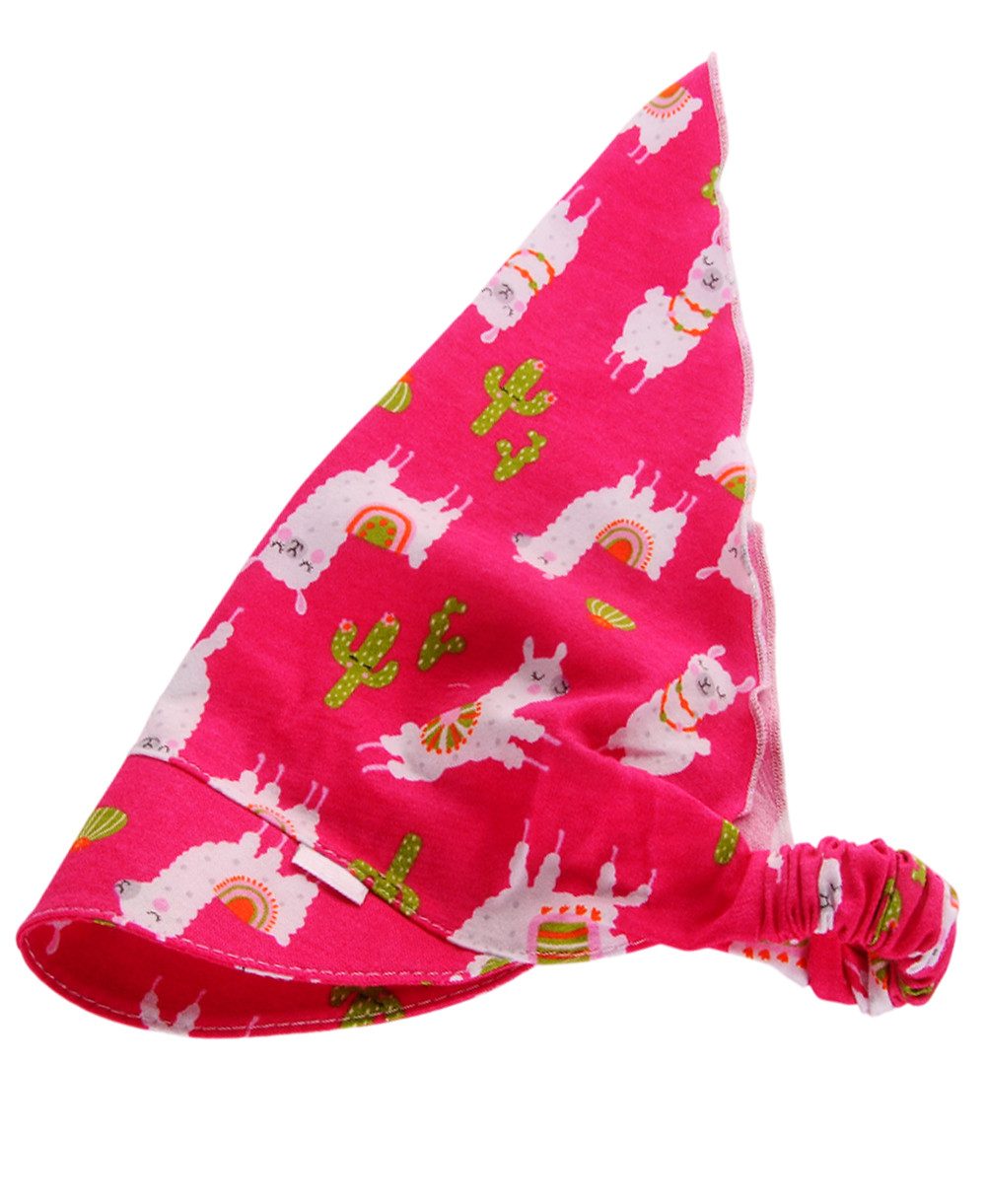 La Bortini Kopftuch Sommermütze für Babys und Kinder Kopftuch Mütze in Pink, bunt, weich, elastisch, 42 43 44 45 46 Sommer Mütze